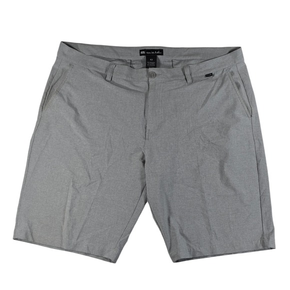 Travis Mathew Sand Harbor Shorts Mens 42 Gray Golf Performance Stretch Wicking - Picture 1 of 11
